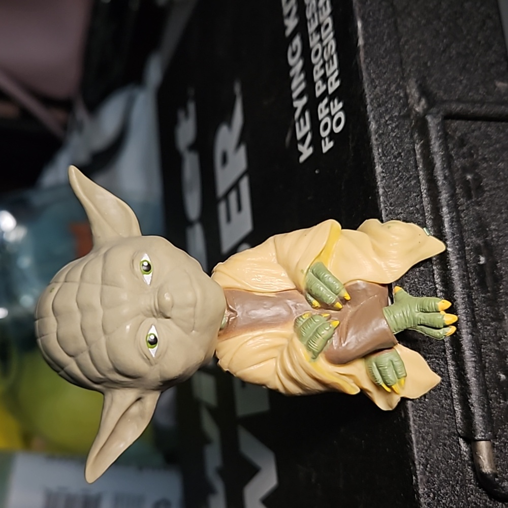 2009 FUNKO YODA STAR WARS FIGURE MONITOR TOPPER RARE!